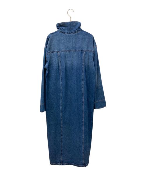 COLLAGE GALLARDAGALANTE（コラージュ ガリャルダガランテ）COLLAGE GALLARDAGALANTE (コラージュ ガリャルダガランテ) ハーフジップデニムワンピース インディゴ サイズ:FREEの古着・服飾アイテム