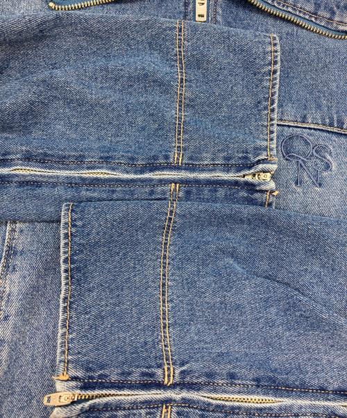 COLLAGE GALLARDAGALANTE（コラージュ ガリャルダガランテ）COLLAGE GALLARDAGALANTE (コラージュ ガリャルダガランテ) ハーフジップデニムワンピース インディゴ サイズ:FREEの古着・服飾アイテム