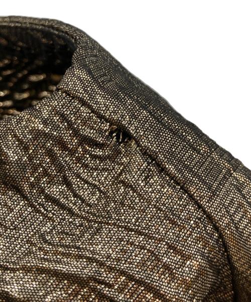 CITYSHOP（シティショップ）CITYSHOP (シティショップ) GOLD JACQUARD DRESS ゴールド サイズ:38の古着・服飾アイテム