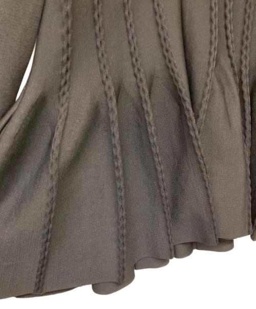 ODAKHA（オダカ）ODAKHA (オダカ) フレアカーディガン ブラック サイズ:Freeの古着・服飾アイテム