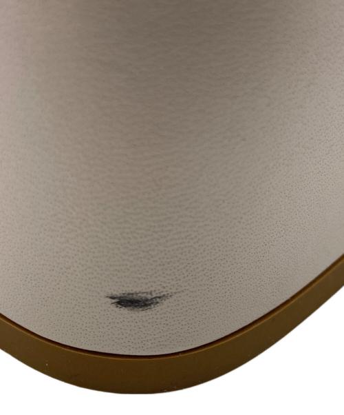 FABIO RUSCONI（ファビオルスコーニ）FABIO RUSCONI (ファビオルスコーニ) スクエアトゥートングサンダル グレー サイズ:37の古着・服飾アイテム