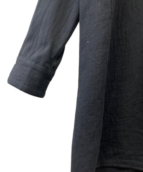 blackmeans（ブラックミーンズ）blackmeans (ブラックミーンズ) デザインロングスリーブシャツ ブラック サイズ:3の古着・服飾アイテム