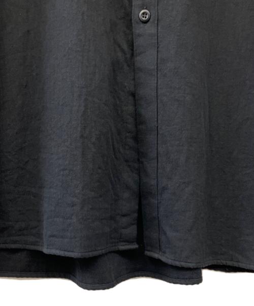 blackmeans（ブラックミーンズ）blackmeans (ブラックミーンズ) デザインロングスリーブシャツ ブラック サイズ:3の古着・服飾アイテム