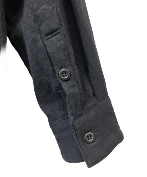 blackmeans（ブラックミーンズ）blackmeans (ブラックミーンズ) デザインロングスリーブシャツ ブラック サイズ:3の古着・服飾アイテム