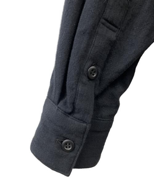 blackmeans（ブラックミーンズ）blackmeans (ブラックミーンズ) デザインロングスリーブシャツ ブラック サイズ:3の古着・服飾アイテム