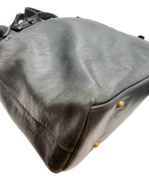 CORNELIAN TAURUS by daisuke iwanaga（コーネリアンタウラス バイ ダイスケイワナガ）cornelian taurus by daisuke iwanaga (コーネリアンタウラス バイ ダイスケイワナガ) レザー2WAYショルダーバッグ ブラックの古着・服飾アイテム