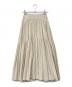 HER LIP TO（ハーリップトゥ）の古着「High-Waist Tiered Long Skirt」｜ベージュ