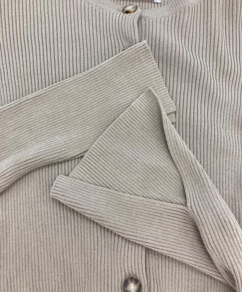 HER LIP TO（ハーリップトゥ）HER LIP TO (ハーリップトゥ) All Day Long Ribbed Knit Set ベージュ サイズ:Sの古着・服飾アイテム