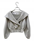 HER LIP TOハーリップトゥ）の古着「Merseille Knit Jacket」｜グレー