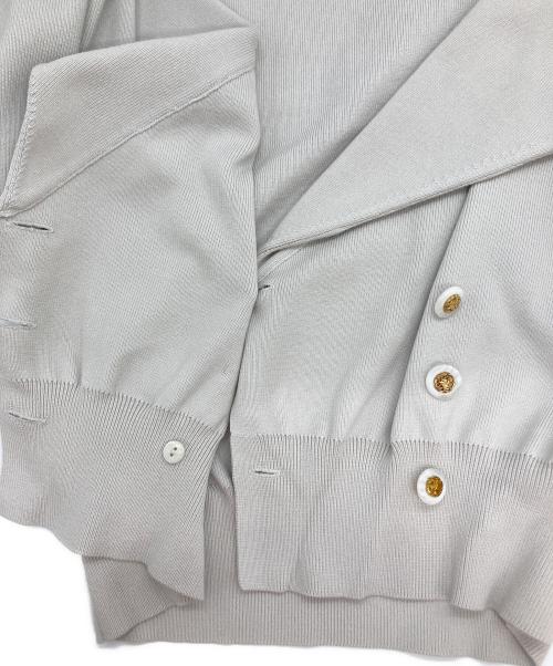 HER LIP TO（ハーリップトゥ）HER LIP TO (ハーリップトゥ) Merseille Knit Jacket グレー サイズ:Sの古着・服飾アイテム