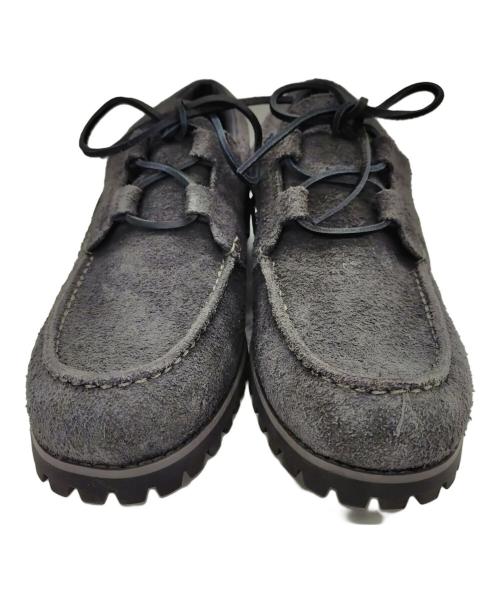 Timberland（ティンバーランド）Timberland (ティンバーランド) WHITE MOUNTAINEERING (ホワイトマウンテ二アニング) スリーアイ ハンドソーン ボートシューズ グレー サイズ:43.5の古着・服飾アイテム