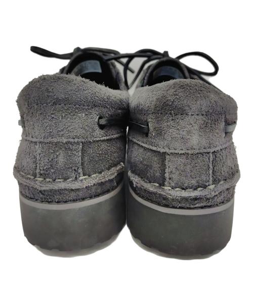 Timberland（ティンバーランド）Timberland (ティンバーランド) WHITE MOUNTAINEERING (ホワイトマウンテ二アニング) スリーアイ ハンドソーン ボートシューズ グレー サイズ:43.5の古着・服飾アイテム