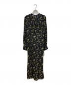 FRAY IDフレイ アイディー）の古着「マーメイドプリントワンピース」｜ブラック