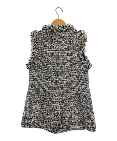 STRASBURGO（ストラスブルゴ）STRASBURGO (ストラスブルゴ) ツイードジレ ネイビー サイズ:36の古着・服飾アイテム