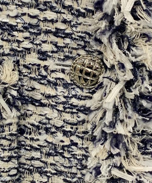 STRASBURGO（ストラスブルゴ）STRASBURGO (ストラスブルゴ) ツイードジレ ネイビー サイズ:36の古着・服飾アイテム