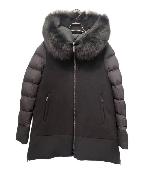 MOORER（ムーレー）MOORER (ムーレー) FRESIA-LE/ダウンジャケット ブラック サイズ:38の古着・服飾アイテム