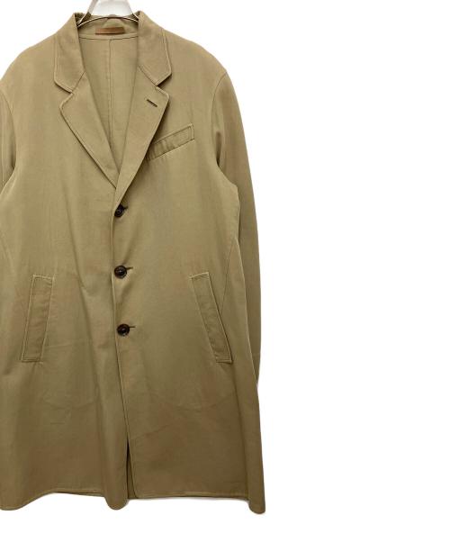 CARUSO（カルーゾ）CARUSO (カルーゾ) ステンカラーコート ベージュ サイズ:SIZE48の古着・服飾アイテム