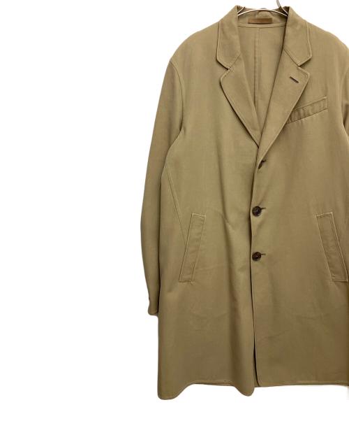 CARUSO（カルーゾ）CARUSO (カルーゾ) ステンカラーコート ベージュ サイズ:SIZE48の古着・服飾アイテム