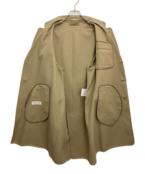 CARUSO（カルーゾ）CARUSO (カルーゾ) ステンカラーコート ベージュ サイズ:SIZE48の古着・服飾アイテム