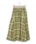 O'NEIL OF DUBLIN (オニールオブダブリン) チェックリネンスカート グリーン サイズ:F：3980円