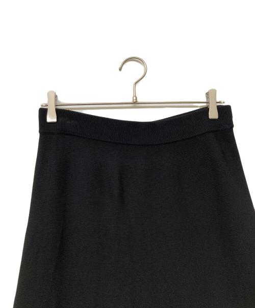 JENNE（ジェンヌ）JENNE (ジェンヌ) Aラインニットスカート ブラック サイズ:Lの古着・服飾アイテム
