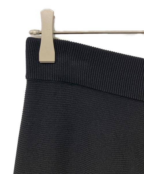JENNE（ジェンヌ）JENNE (ジェンヌ) Aラインニットスカート ブラック サイズ:Lの古着・服飾アイテム