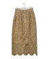 CELFORD (セルフォード) ペイズリーレースタイトスカート ベージュ サイズ:38：3500円
