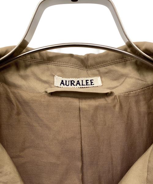 AURALEE（オーラリー）AURALEE (オーラリー) WASHED FINX CUPRO TWILL LONG COAT ベージュ サイズ:1の古着・服飾アイテム
