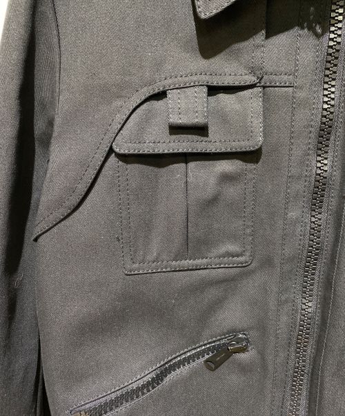 DIOR HOMME（ディオール オム）DIOR HOMME (ディオール オム) A2 コットンジップアップ 4ポケットブルゾン/06AW//HEDI SLIMANE/Archive ブラック サイズ:48の古着・服飾アイテム