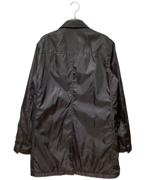 PRADA（プラダ）PRADA (プラダ) Nylon padded short coat（ナイロン中綿ショートコート） ブラック サイズ:48の古着・服飾アイテム
