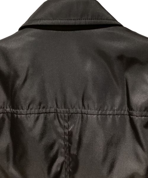 PRADA（プラダ）PRADA (プラダ) Nylon padded short coat（ナイロン中綿ショートコート） ブラック サイズ:48の古着・服飾アイテム