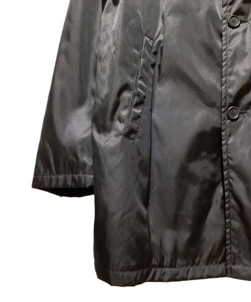 PRADA（プラダ）PRADA (プラダ) Nylon padded short coat（ナイロン中綿ショートコート） ブラック サイズ:48の古着・服飾アイテム