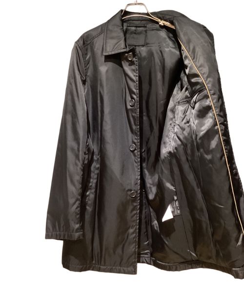PRADA（プラダ）PRADA (プラダ) Nylon padded short coat（ナイロン中綿ショートコート） ブラック サイズ:48の古着・服飾アイテム