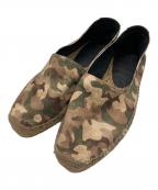 Saint Laurent Parisサンローランパリ）の古着「エスパドリーユ」｜ブラウン×オリーブ