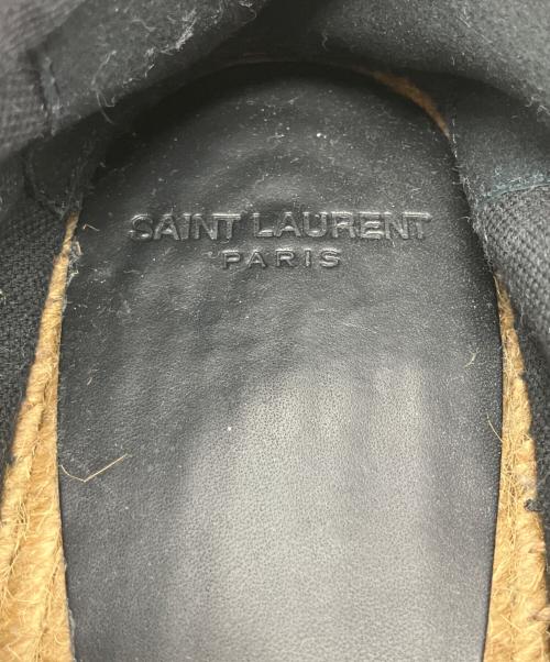 Saint Laurent Paris（サンローランパリ）Saint Laurent Paris (サンローランパリ) エスパドリーユ ブラウン×オリーブ サイズ:42の古着・服飾アイテム