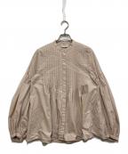 UNITED ARROWSユナイテッドアローズ）の古着「バルーン タック ブラウス」｜ピンク