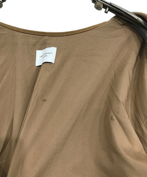 URBAN RESEARCH DOORS（アーバンリサーチドアーズ）URBAN RESEARCH DOORS (アーバンリサーチ ドアーズ) キルトノーカラージャケット ブラウン サイズ:SIZE Mの古着・服飾アイテム