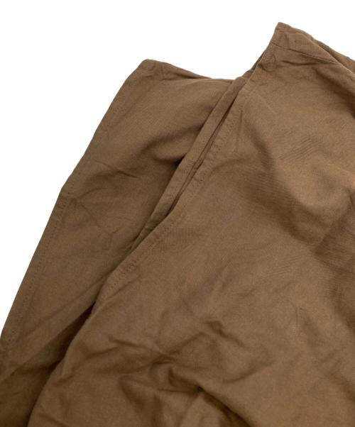 THE RERACS（ザ リラクス）THE RERACS (ザ リラクス) ハーフジップシャツ ブラウン サイズ:36の古着・服飾アイテム