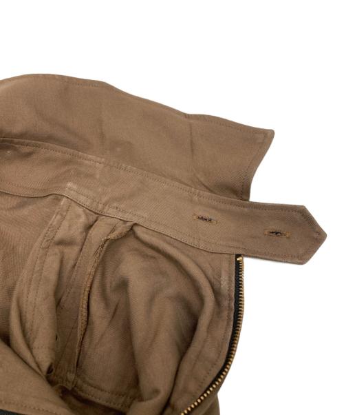 THE RERACS（ザ リラクス）THE RERACS (ザ リラクス) ハーフジップシャツ ブラウン サイズ:36の古着・服飾アイテム