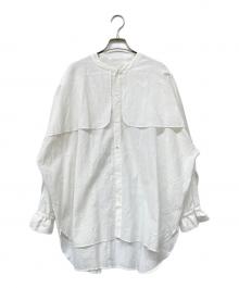 near.nippon（ニアーニッポン）の古着「フレアスリーブシャツ」｜ホワイト