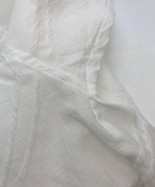 near.nippon（ニアーニッポン）near.nippon (ニアーニッポン) フレアスリーブシャツ ホワイト サイズ:Freeの古着・服飾アイテム