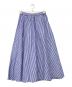 journal standard luxe (ジャーナルスタンダード リュクス) ストライプタックギャザースカート ブルー サイズ:-：5000円