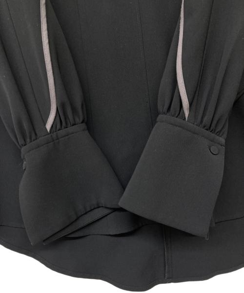 PUBLIC TOKYO（パブリックトウキョウ）PUBLIC TOKYO (パブリックトウキョウ) ケープスリーブブラウス ブラック サイズ:FREEの古着・服飾アイテム