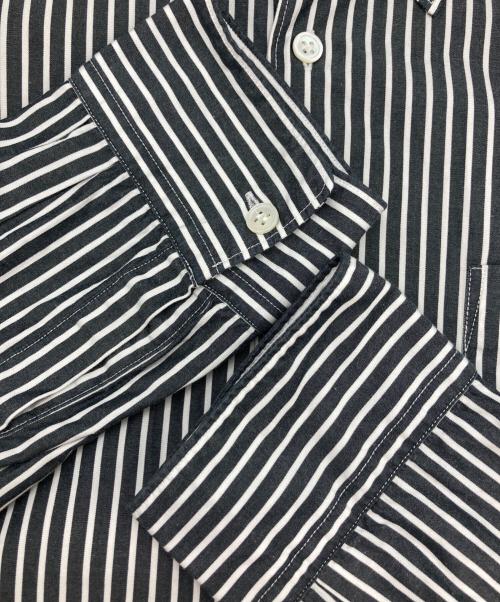 sans limite（サンリミット）Sans limite (サンリミット) ストライプシャツ グレー×ホワイト サイズ:1の古着・服飾アイテム