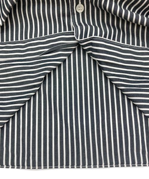 sans limite（サンリミット）Sans limite (サンリミット) ストライプシャツ グレー×ホワイト サイズ:1の古着・服飾アイテム
