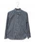 Sans limite（サンリミット）の古着「ストライプシャツ」｜グレー×ホワイト