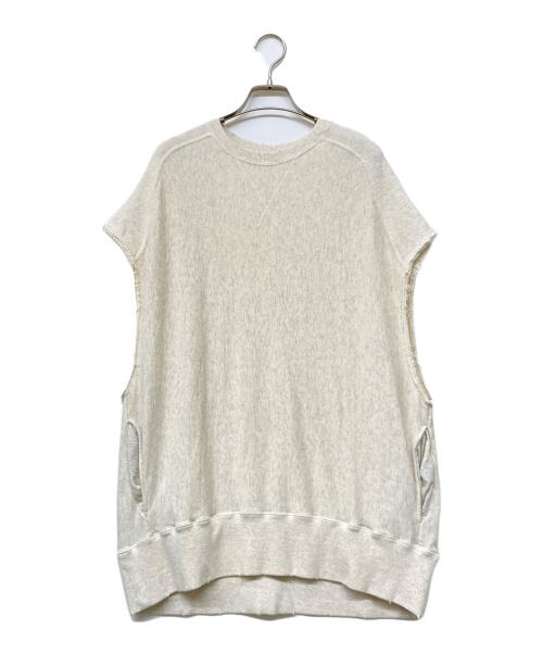 MAISON SPECIAL（メゾンスペシャル）MAISON SPECIAL (メゾンスペシャル) ノースリーブカットオフスウェット ブラウン サイズ:Freeの古着・服飾アイテム