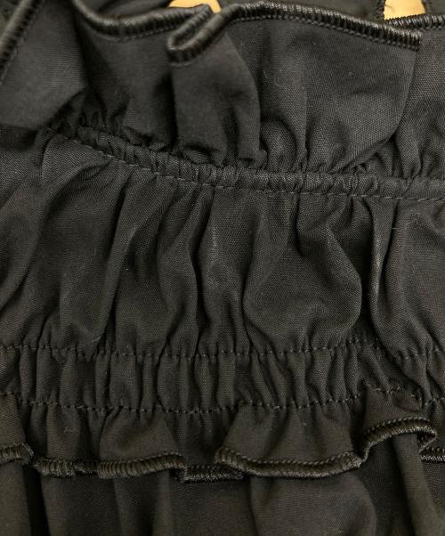 MECRE（メクル）MECRE (メクル) SHRRING GATHER BLOUSE ブラック サイズ:FREEの古着・服飾アイテム