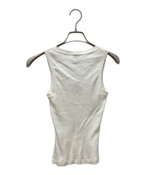 LOEWE（ロエベ）LOEWE (ロエベ) アナグラムタンクトップ ホワイト サイズ:XSの古着・服飾アイテム