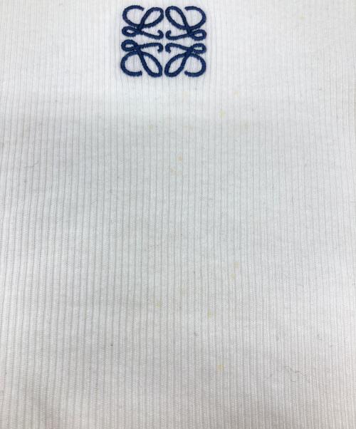 LOEWE（ロエベ）LOEWE (ロエベ) アナグラムタンクトップ ホワイト サイズ:XSの古着・服飾アイテム